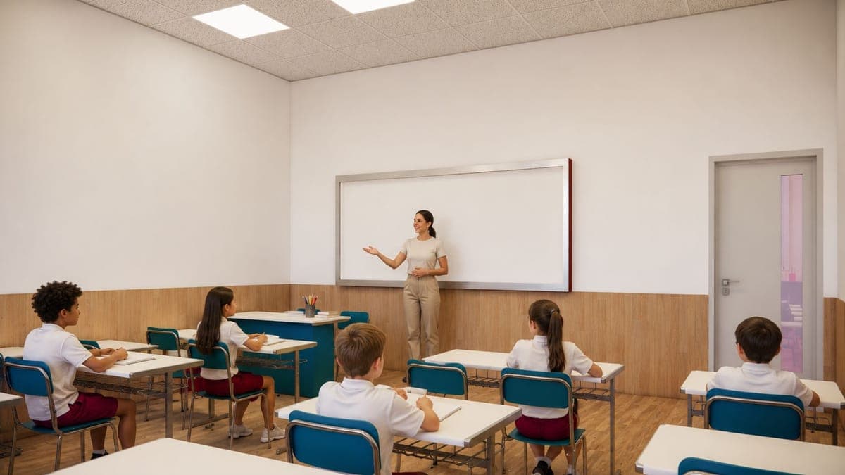 Sala de aula do Colégio Ser Mais